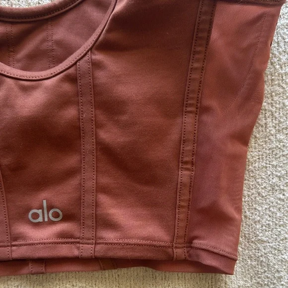 Airbrush Mesh Corset Bra - Picture 3 of 3